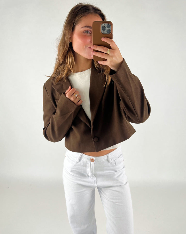 EMMY blazer, brun