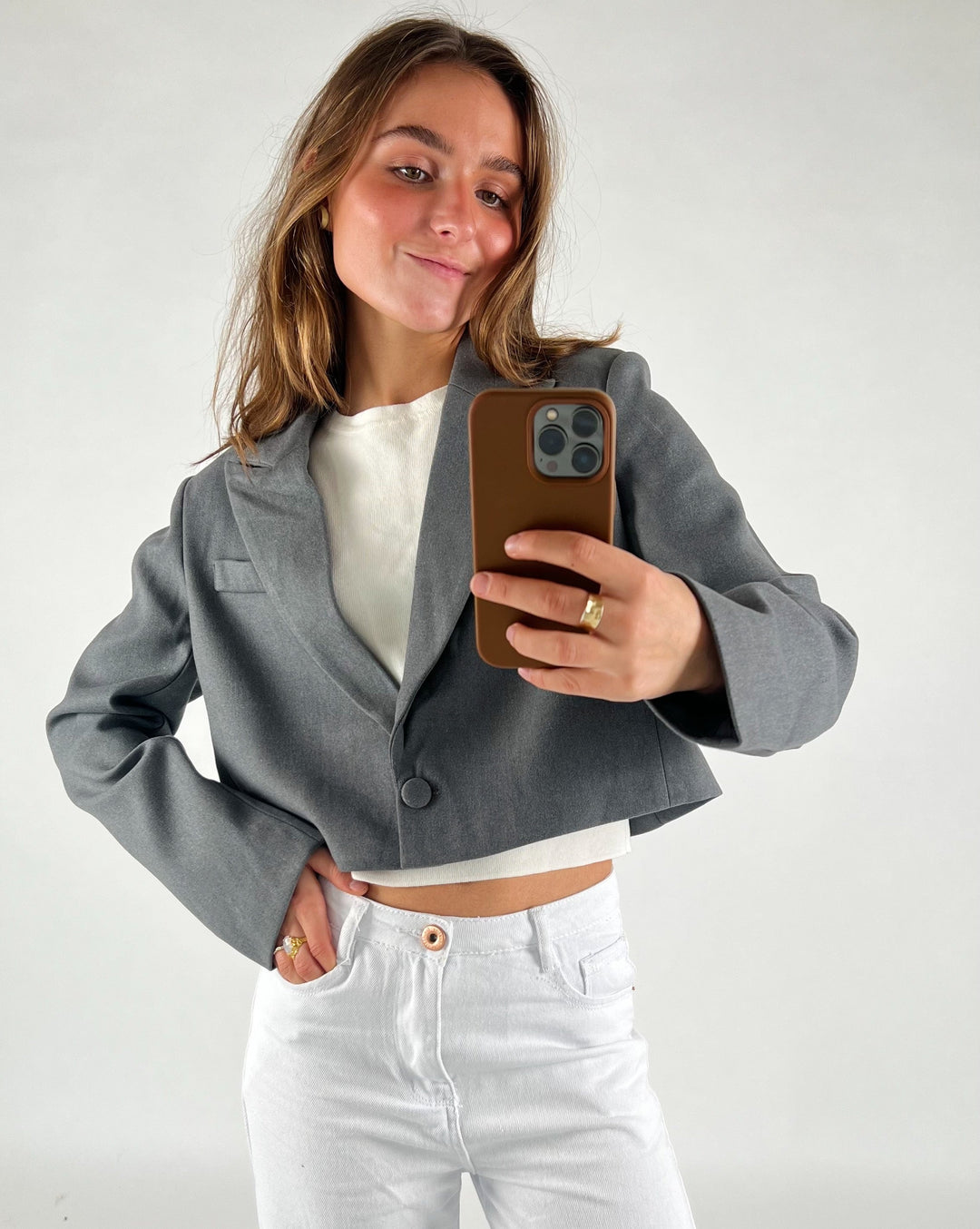 EMMY blazer, grå