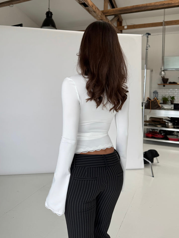 Ballerina basic top - hvid