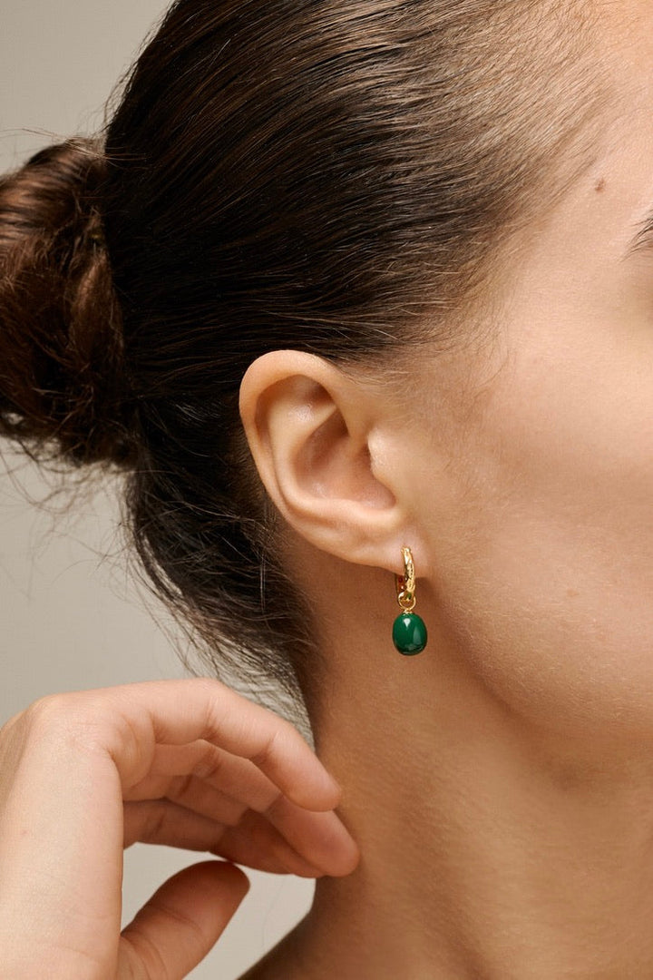 Significant Enamel | Petrol Green | Øreringe fra Enamel