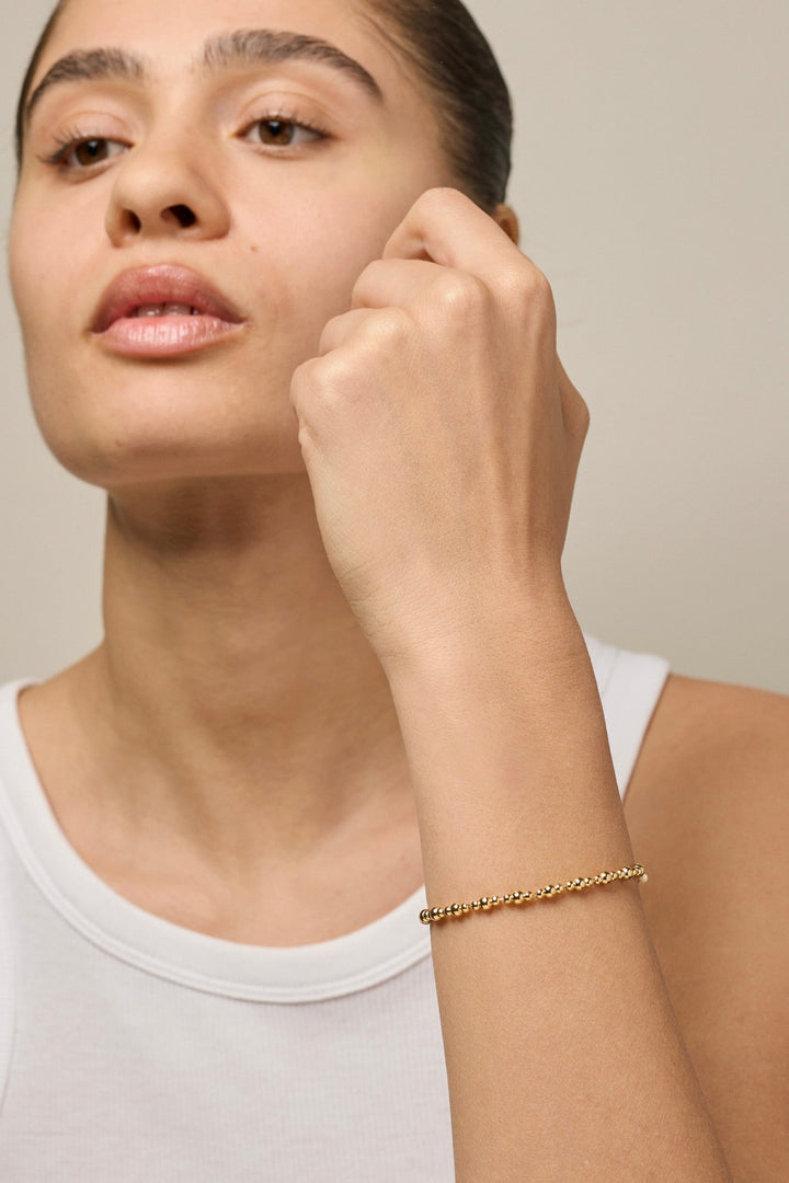 Norma Bead | 925S/GP | Armbånd fra Enamel