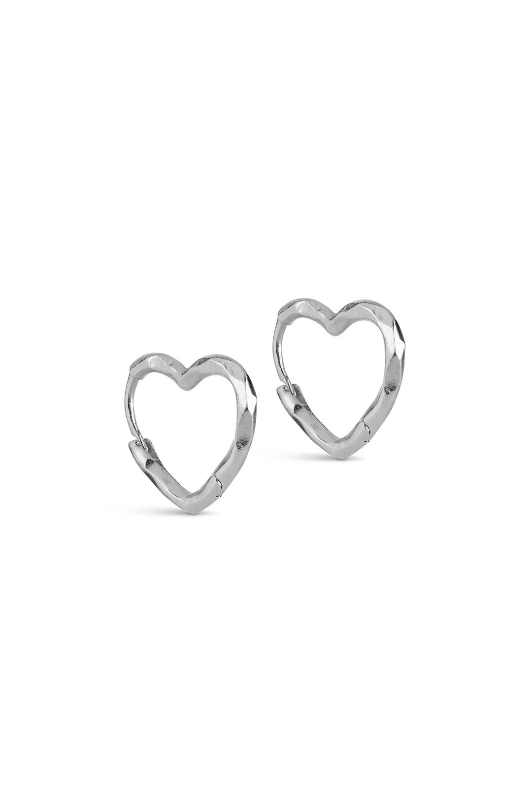 Organic Heart Small | 925S/M | Øreringe fra Enamel