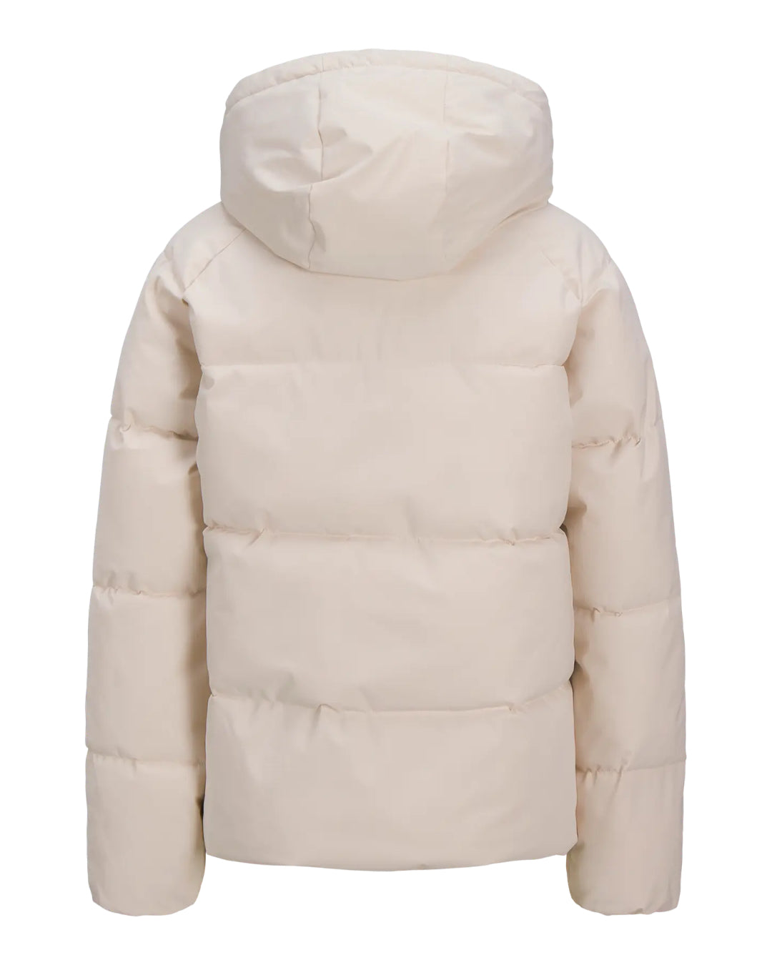 GLOBAL puffer jakke, creme