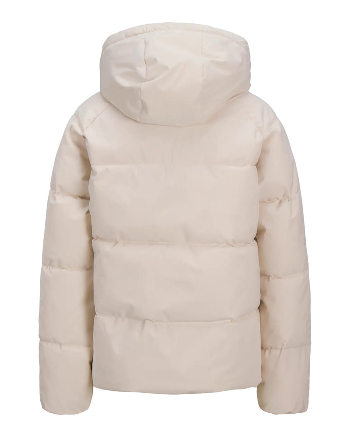 GLOBAL puffer jakke, creme