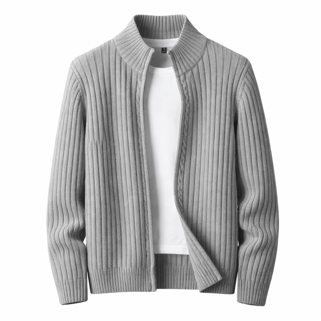 Leo – Strukturierte Strickjacke