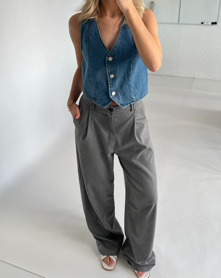 HADLEY vest, denim