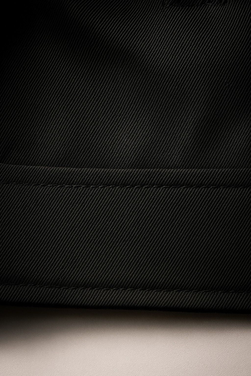 Letvægts Twill Jakke til Mænd – Sort – Regular Fit