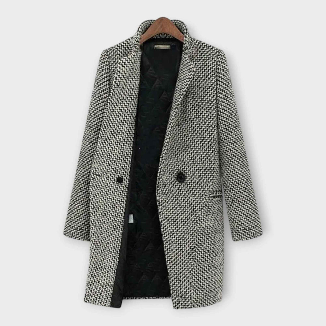 Elegant Uldfrakke med Tidløst Design