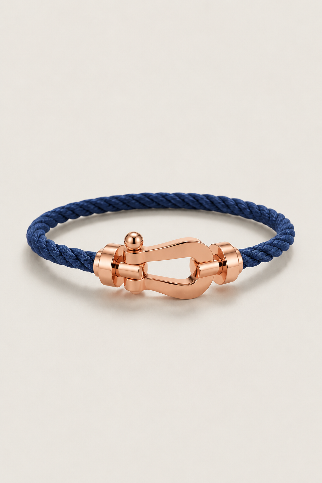 Bracciale Aurelio Blå Navy / Roséguld