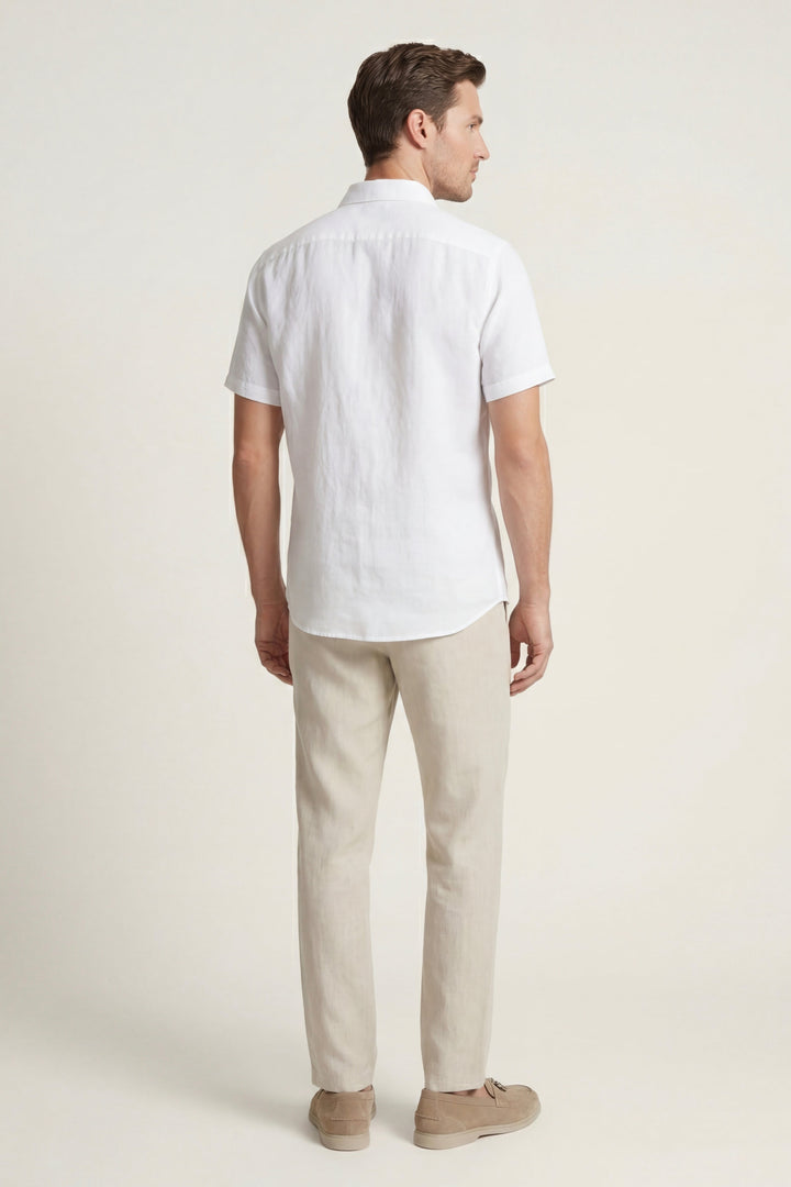Sæt i Lino Trento Bianco/Beige