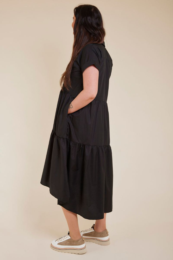 Ilona Shirt Dress | Sort | Kjole fra Liberté