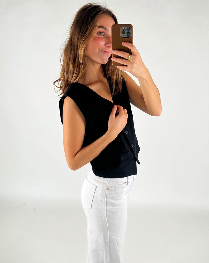 JANNI vest, sort