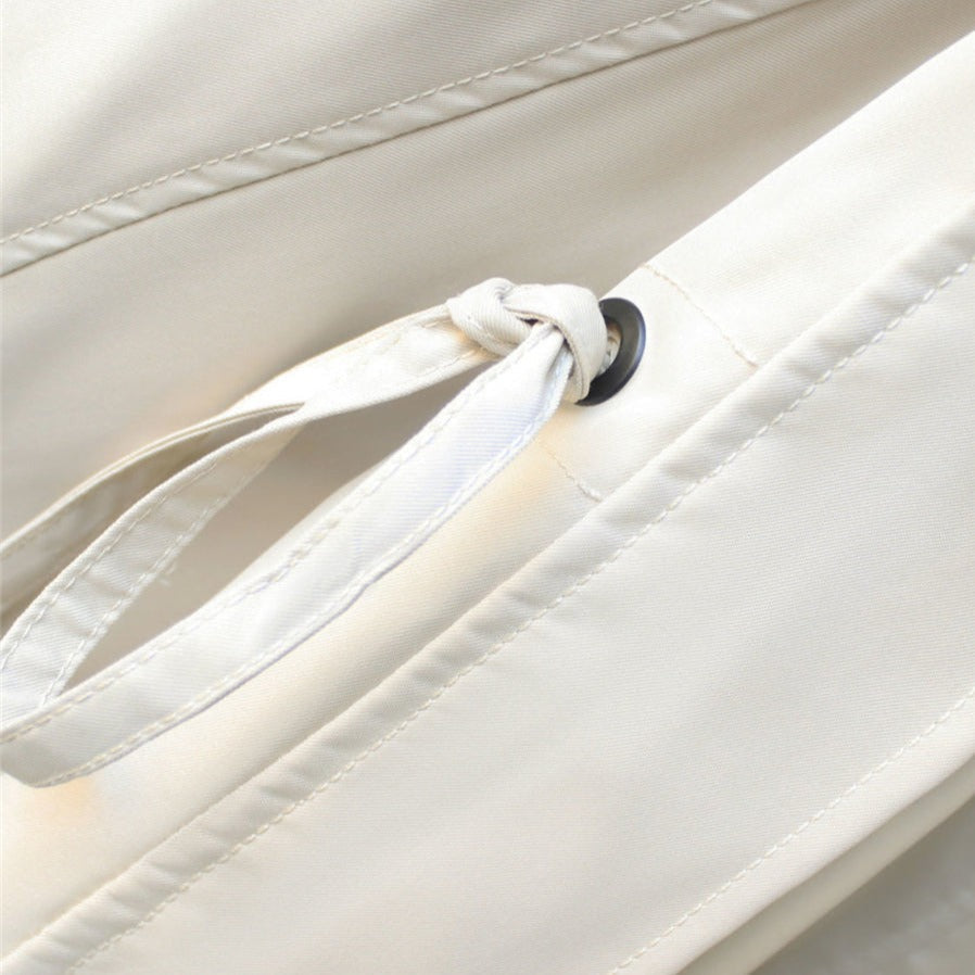 Moderne To-farvet Trenchcoat