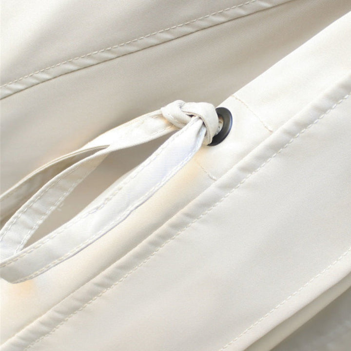 Moderne To-farvet Trenchcoat