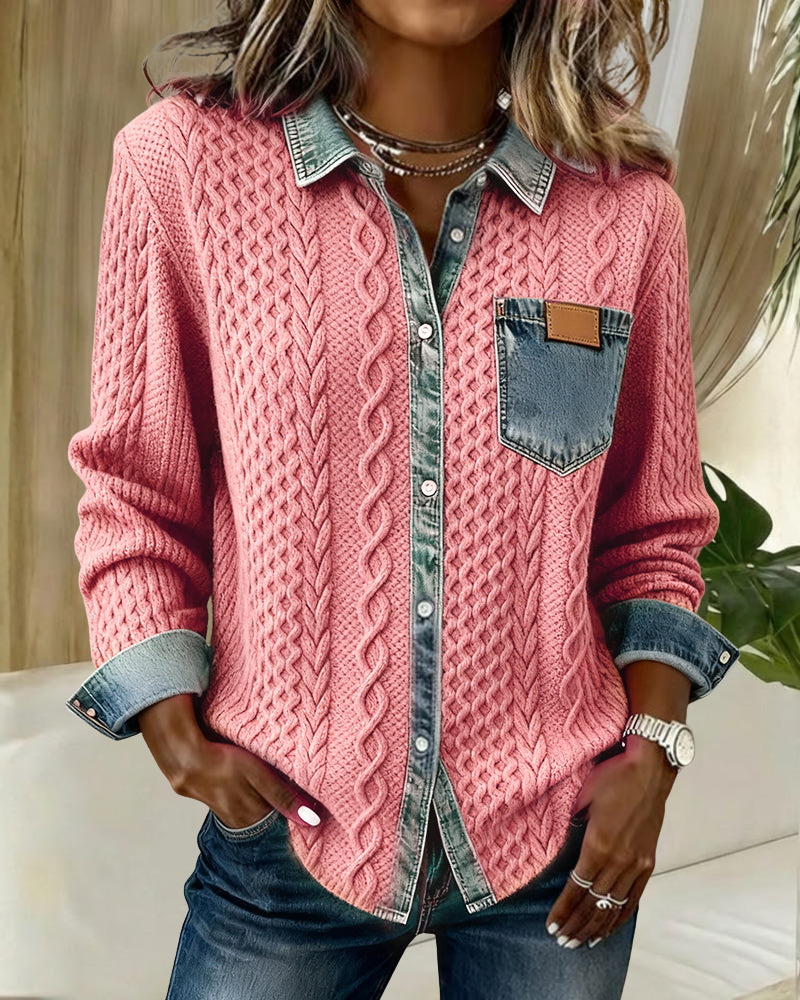 Juliane - Moderne Denim Sweater