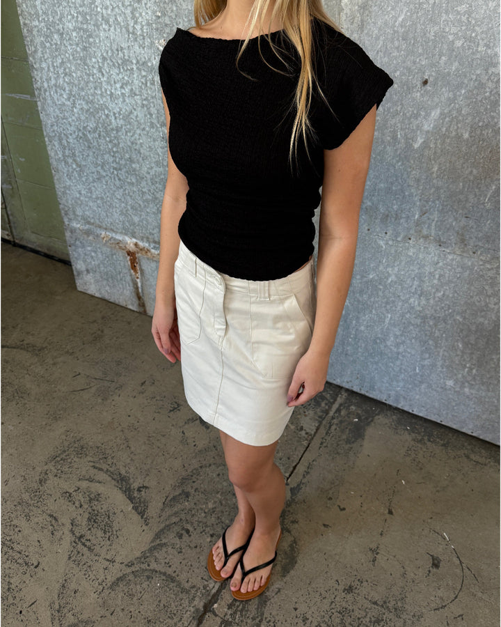 KENDAL nederdel, creme