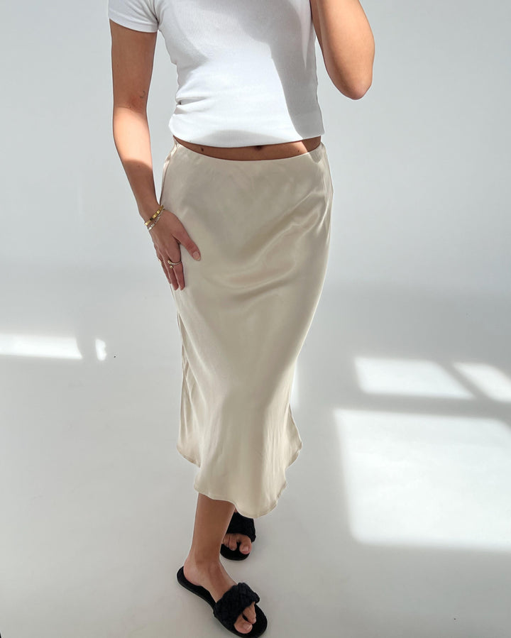 KLARA nederdel, beige