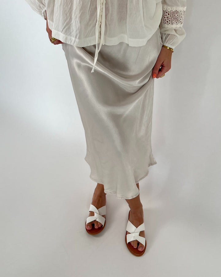 KLARA nederdel, beige