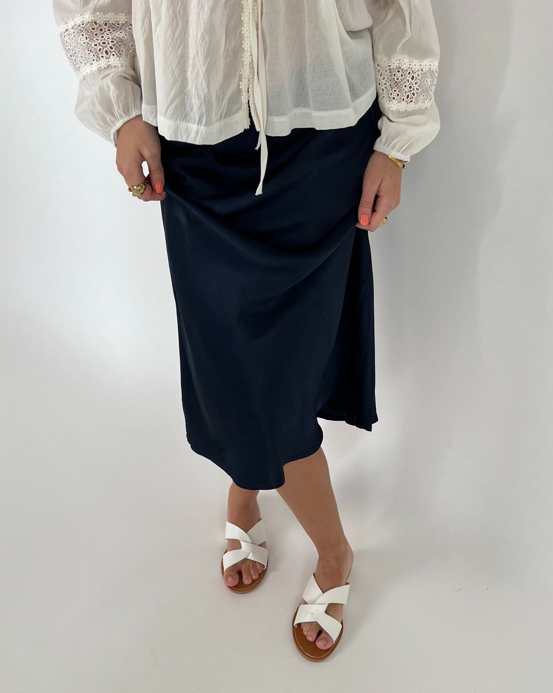 KLARA nederdel, navy