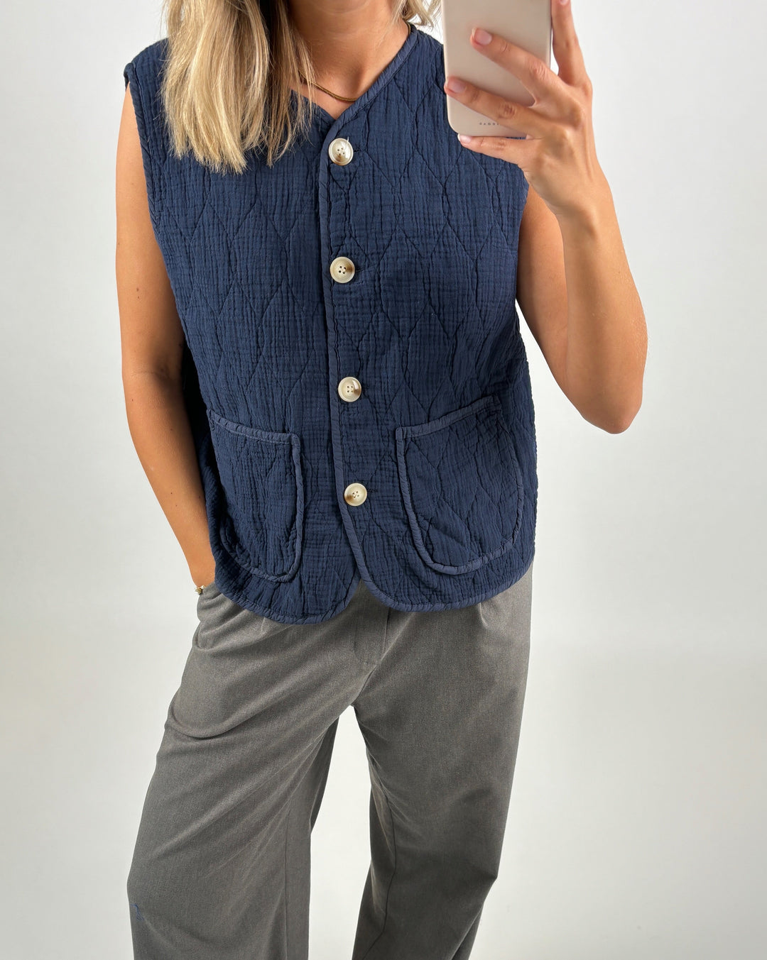 LISBETH vest, navy
