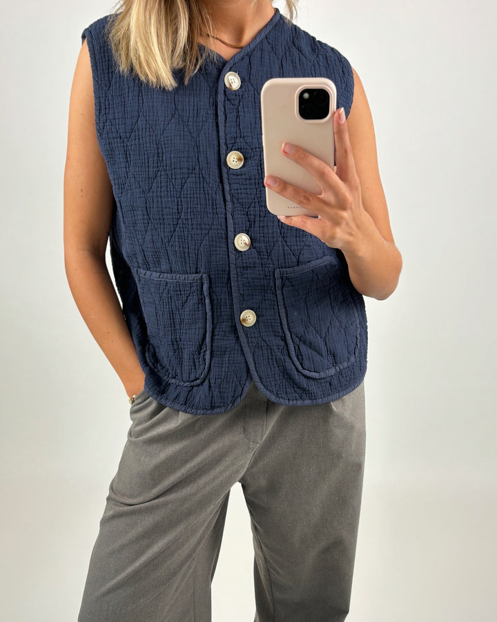 LISBETH vest, navy