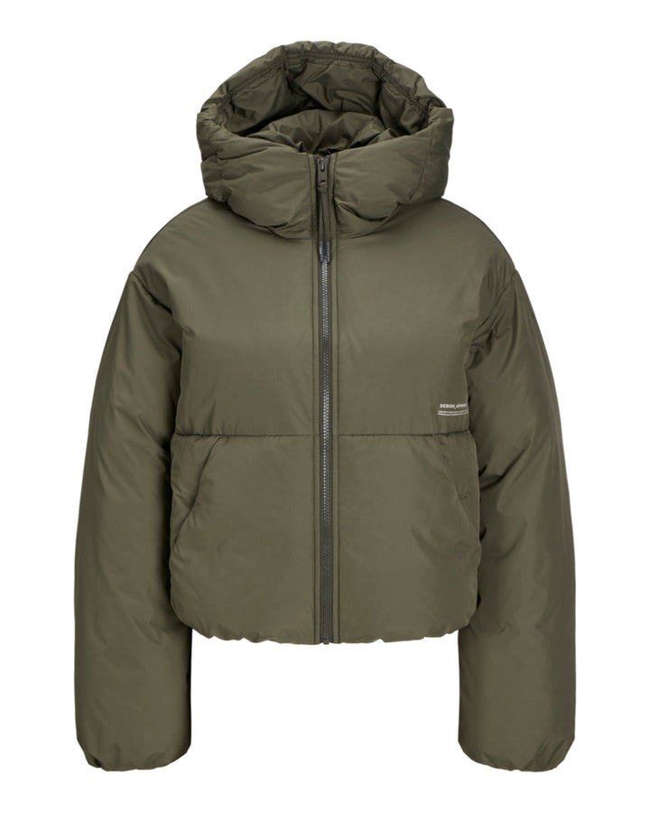 LOLLY puffer jakke, kaki