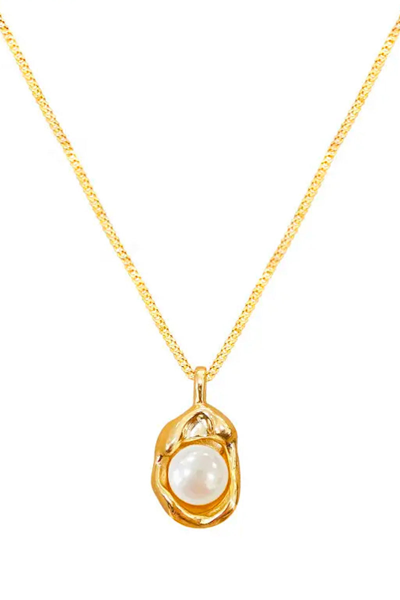 Pearl Drop Necklace | Halskæde fra Birdsong