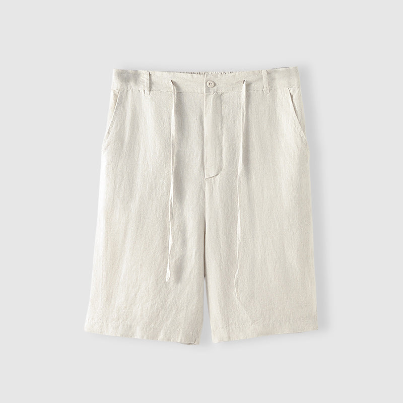 Højkvalitets Linned Shorts