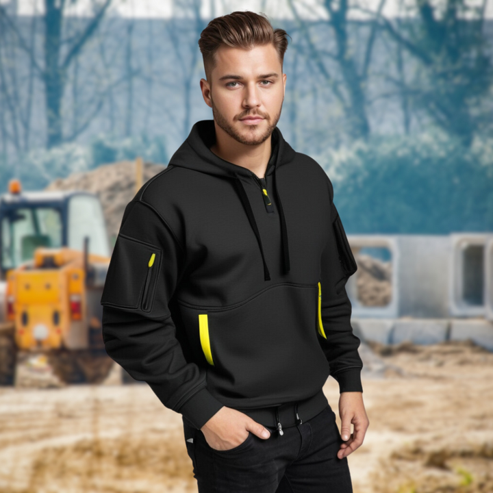 Bæredygtig arbejds hoodie
