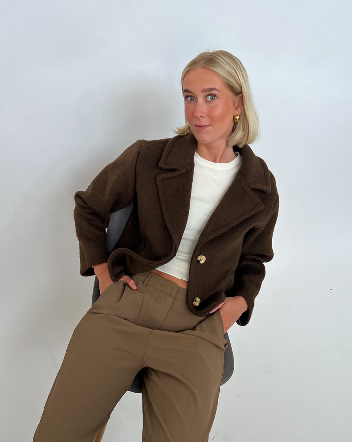 MELANIE jakke, brun