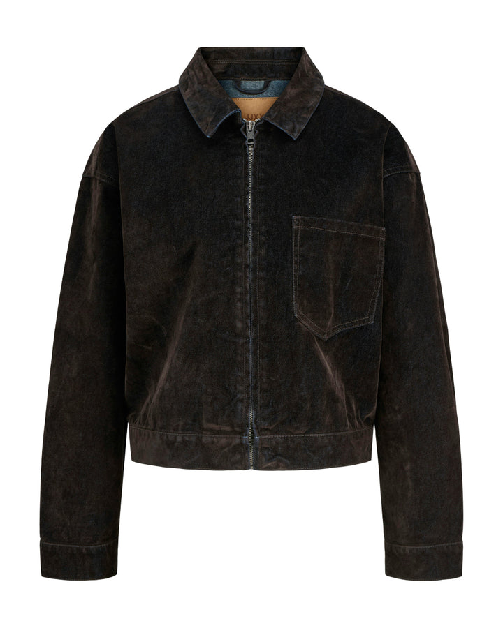 MIA denim jakke, brun