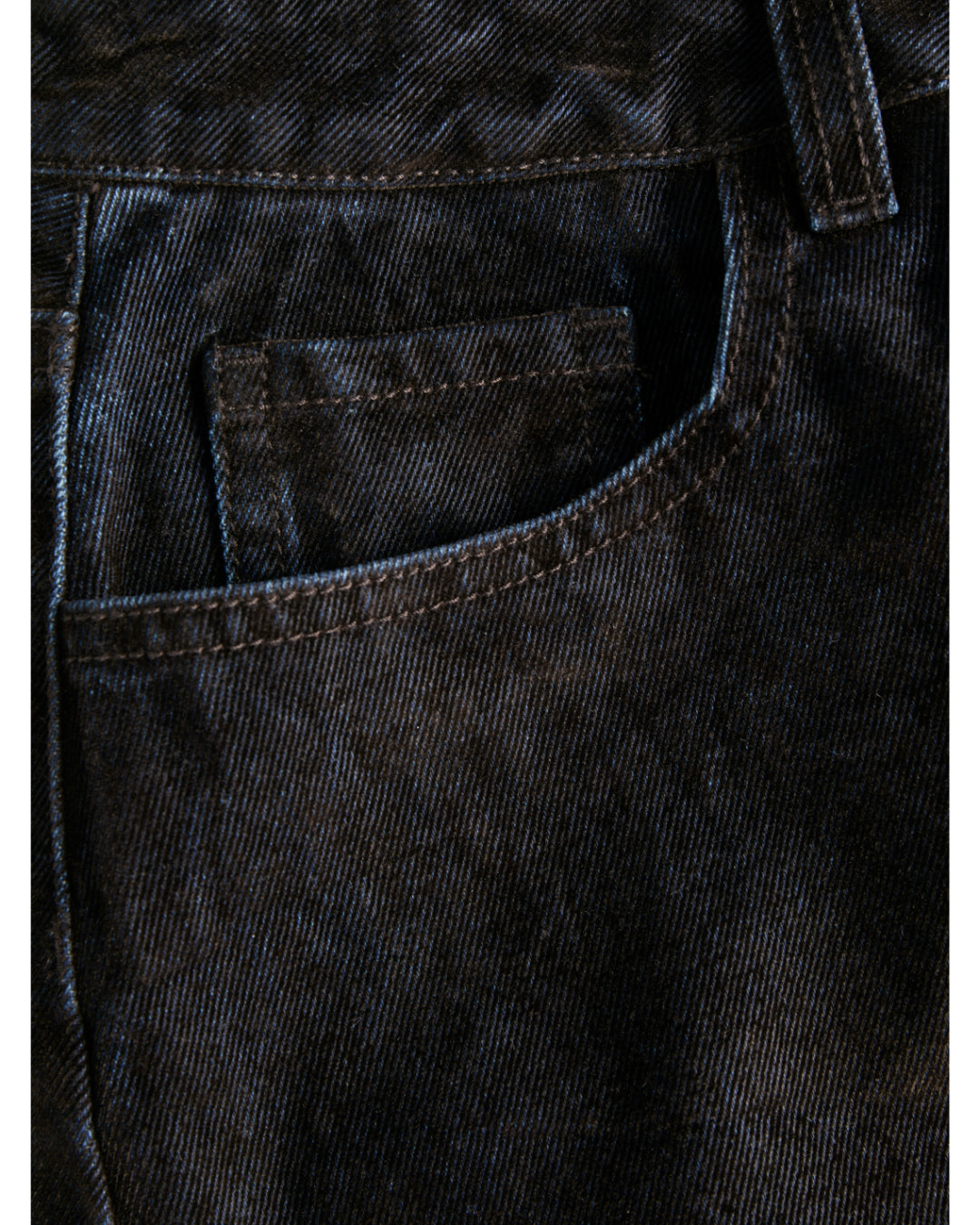 MIA denim nederdel, brun