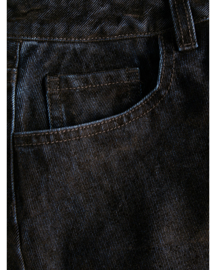MIA denim nederdel, brun