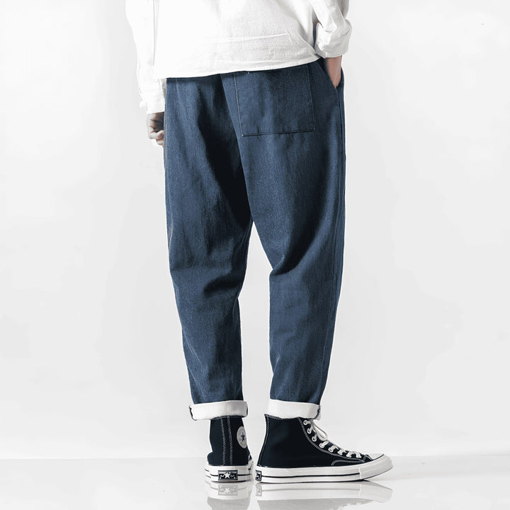 Asami - Denim komfortbukser