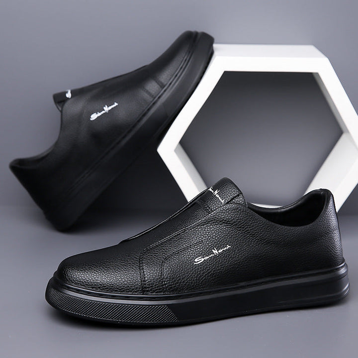 Læder Slip-On Sko