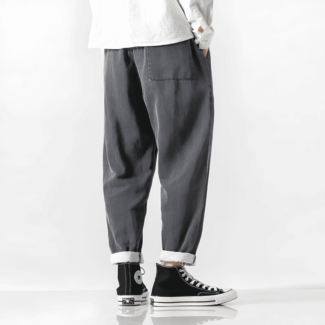 Asami - Denim komfortbukser