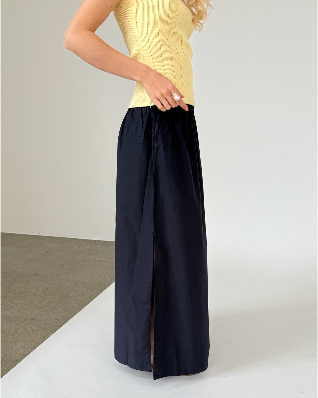 OLEANE nederdel, navy