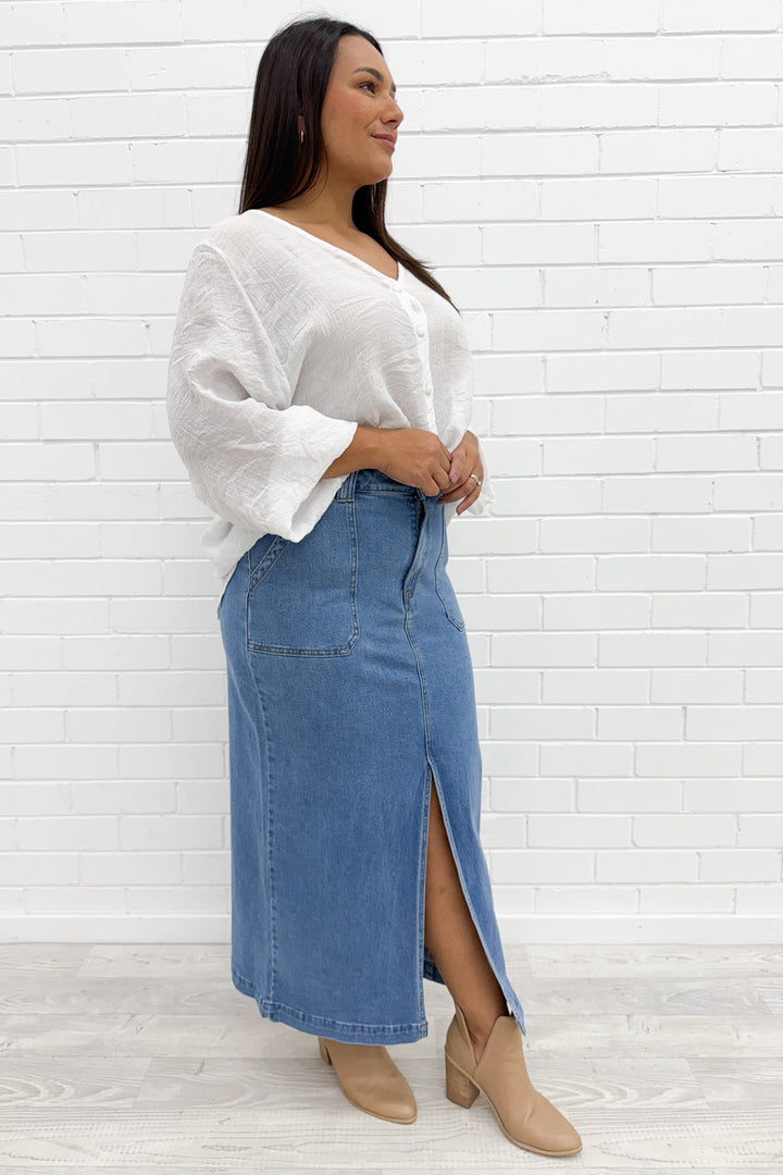 Olin Denim Nederdel