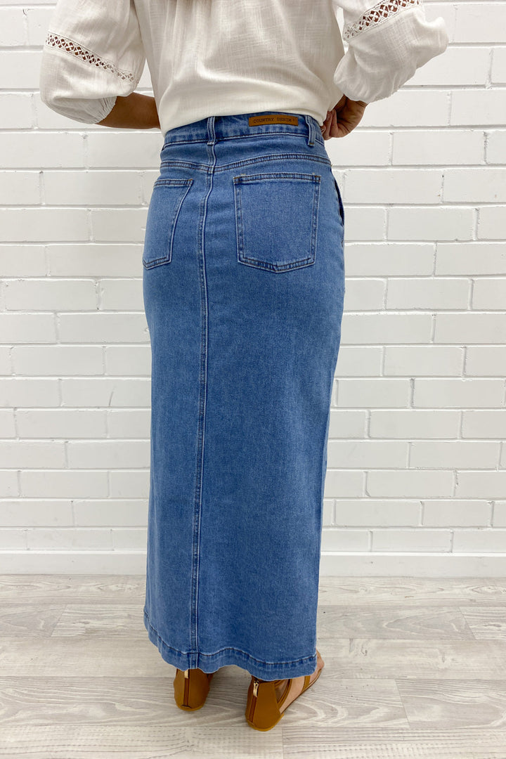 Olin Denim Nederdel