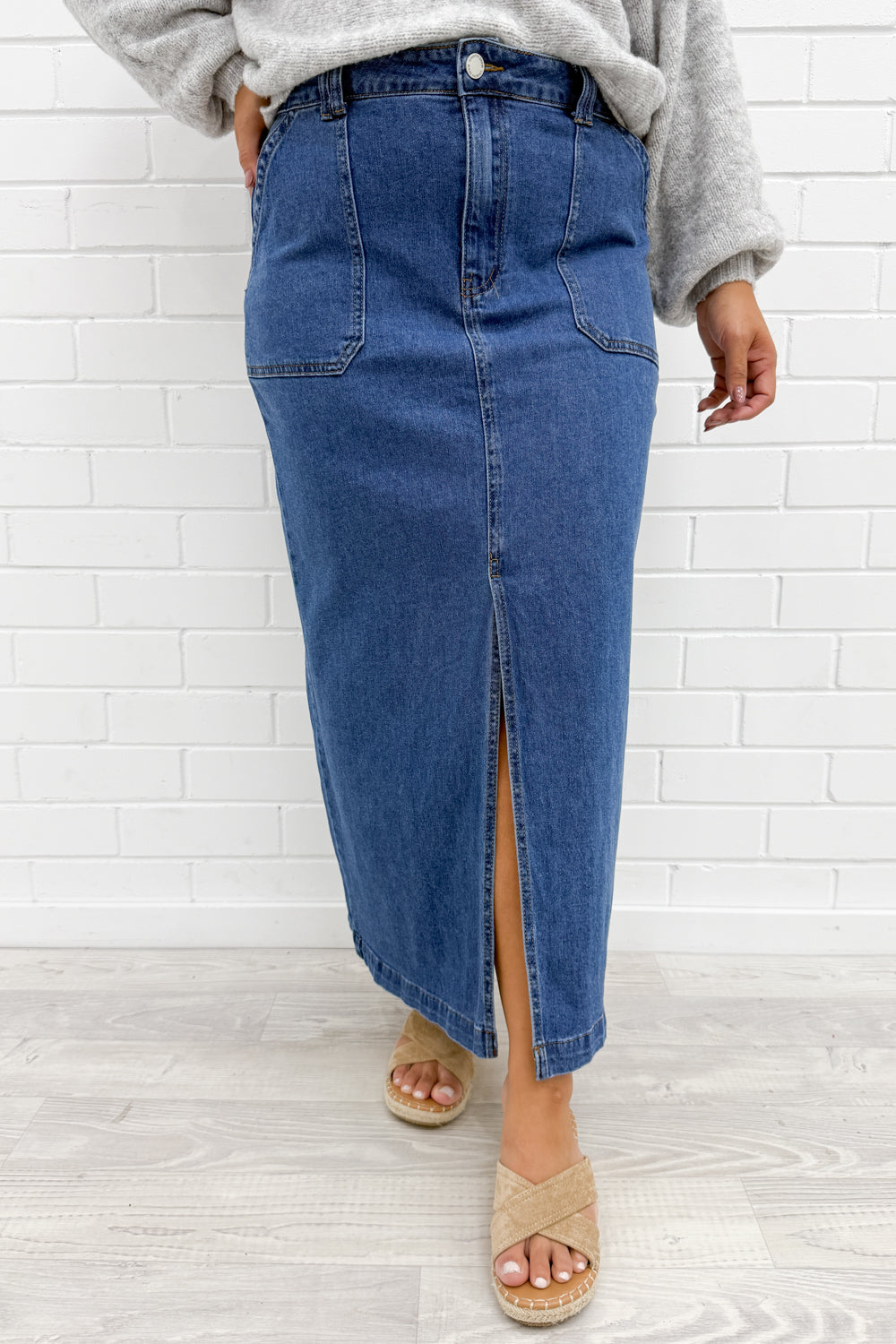 Olin Denim Nederdel