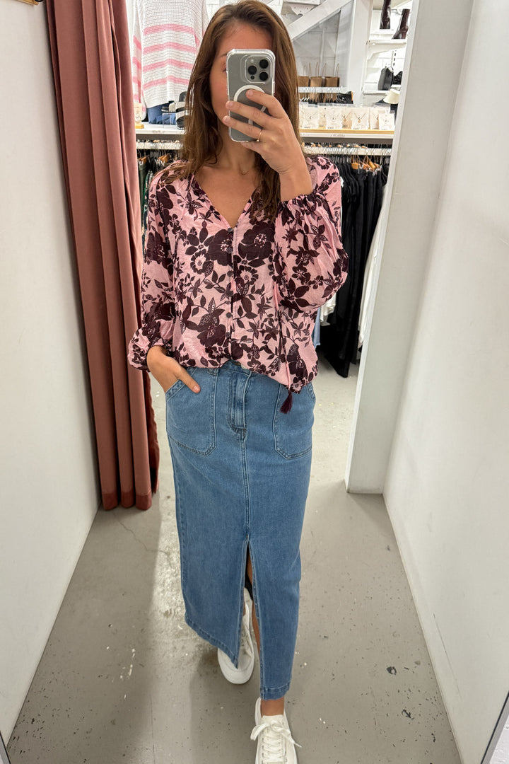 Olin Denim Nederdel