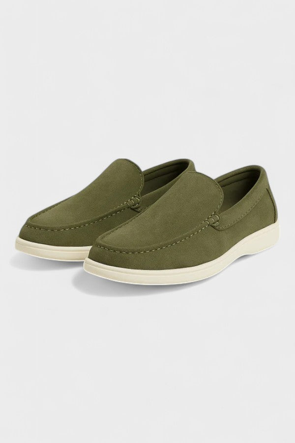 Casual Herreloafers – Olivengrøn