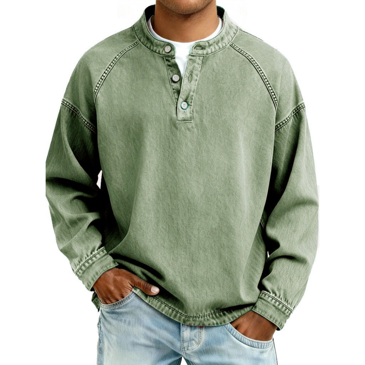 Stanley | Vintage Henley Skjorte