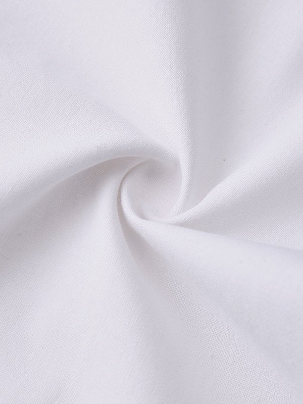 Men's Solid Linen Casual Series Pants