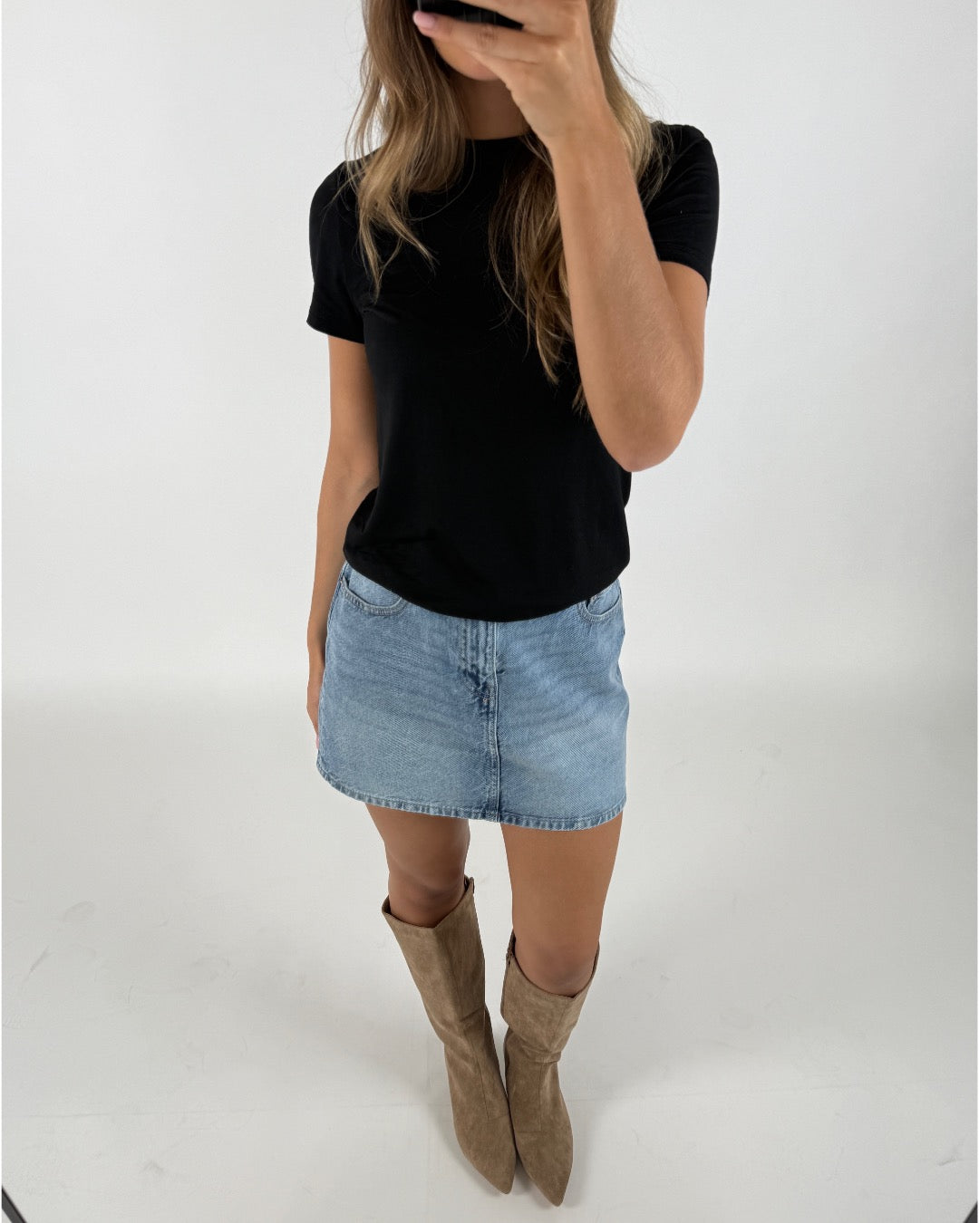 RYLEE suede støvler, beige