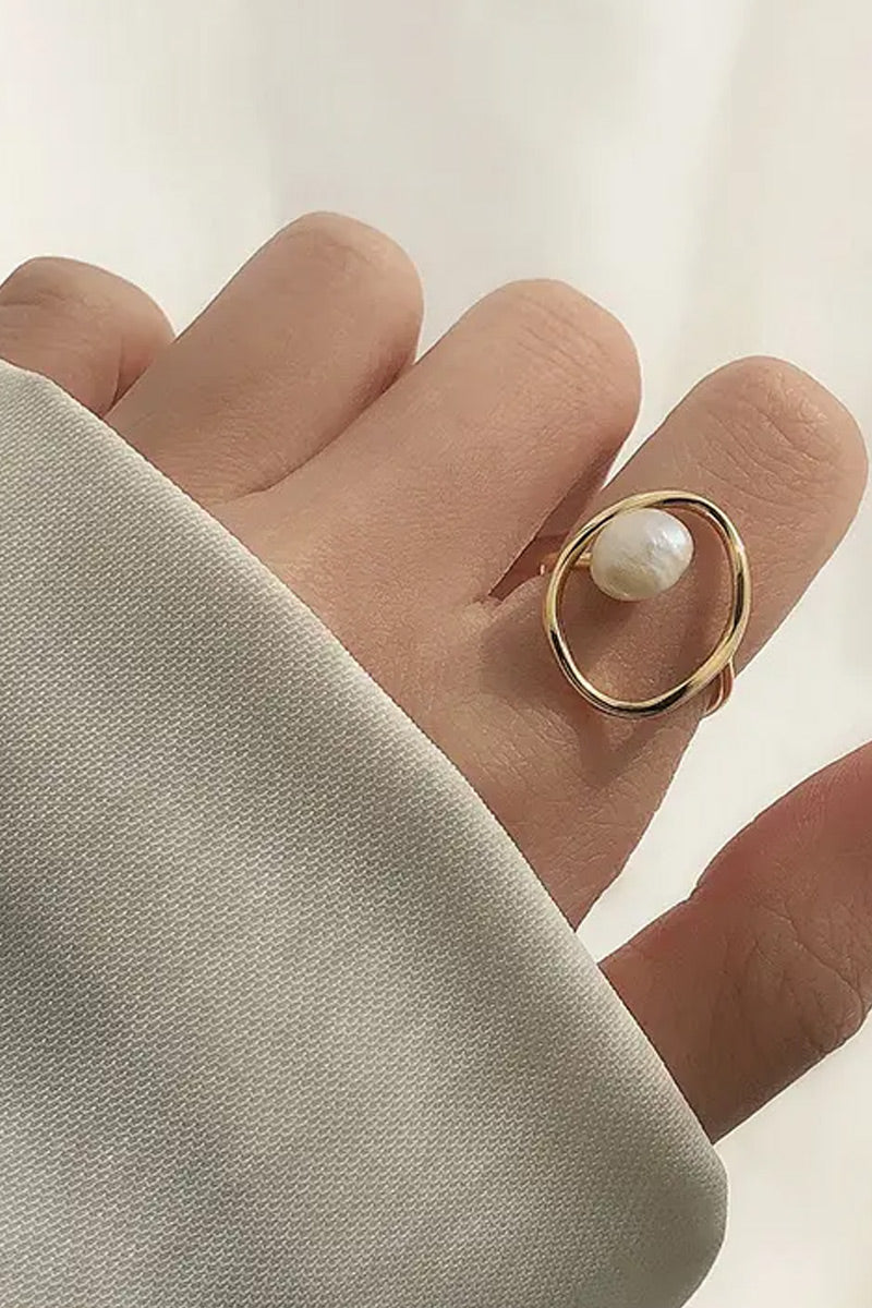 Pearl Blossom Ring | Forgyldt | Ring fra Birdsong