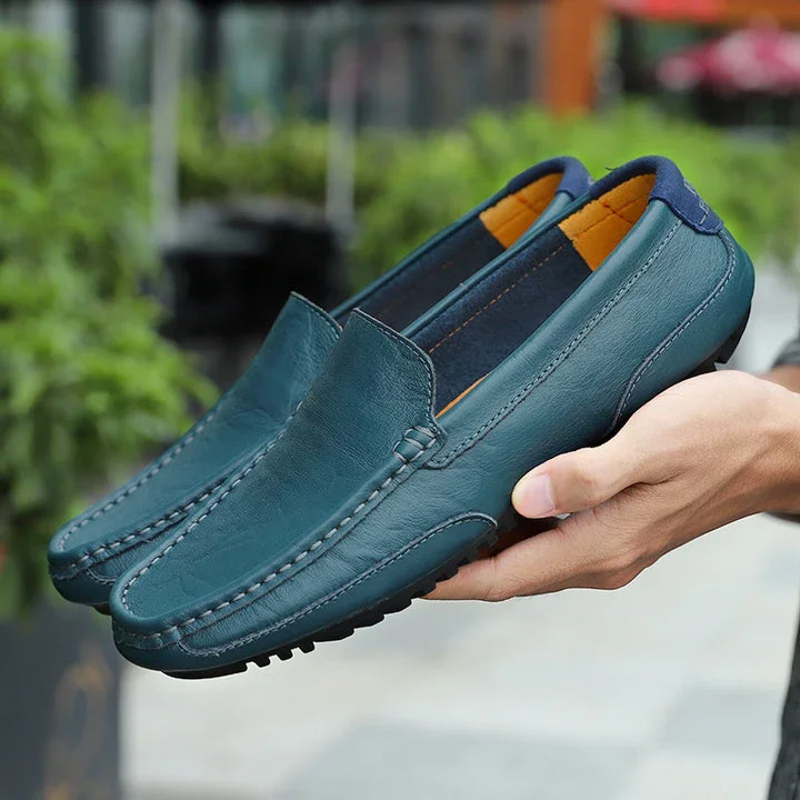 Vintage Læder Loafers