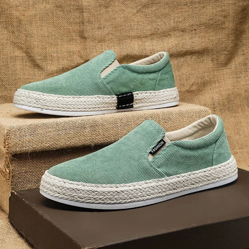 Elegant Canvas Slip-On Sko