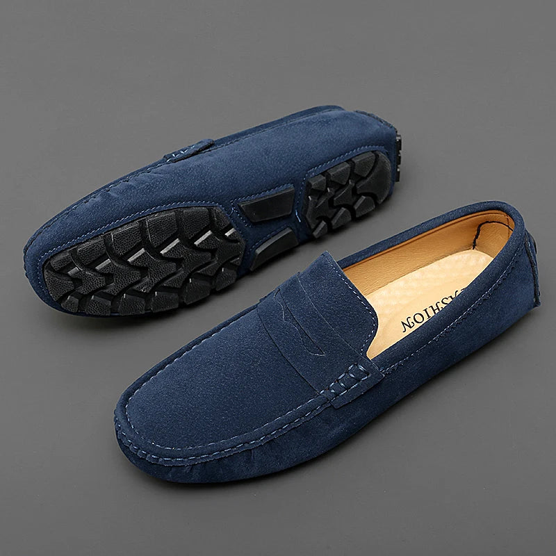 Suede Båd Loafers