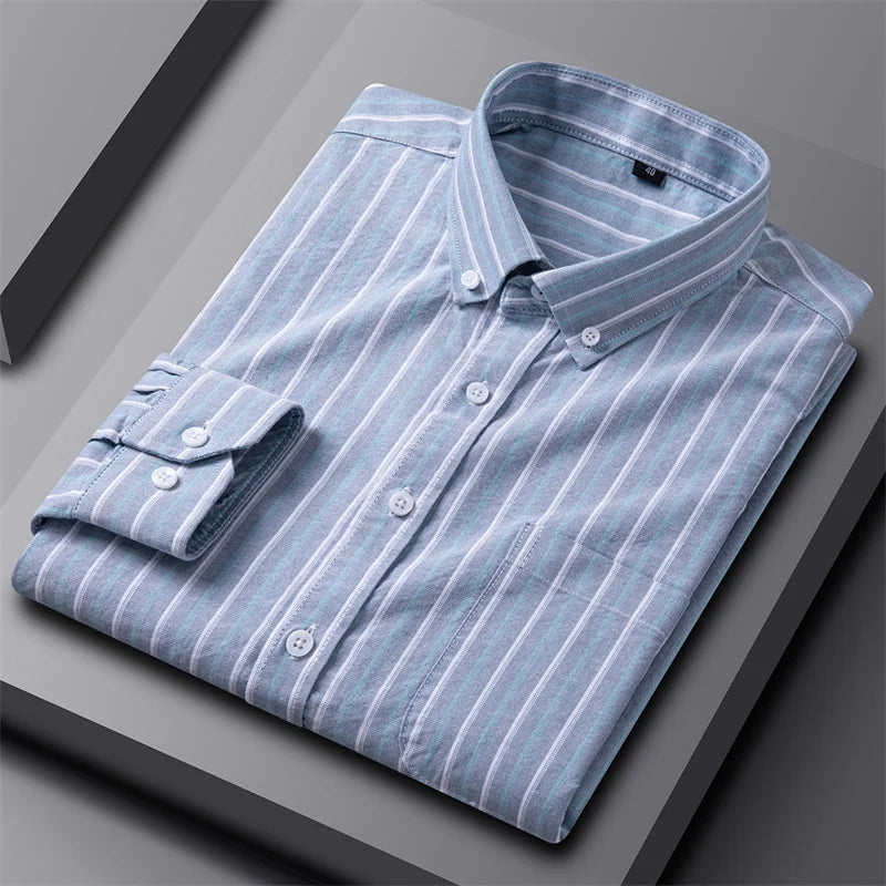 Mænds Chic Oxford Skjorte